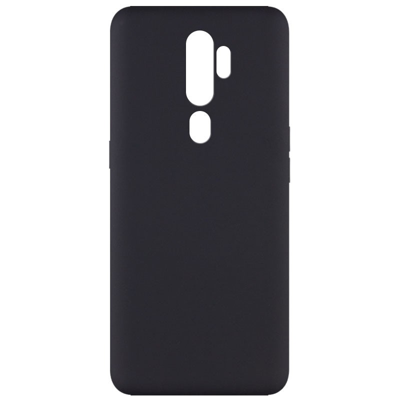 Silicone Cover Full without Logo (A) для Oppo A5 (2020) / Oppo A9 (2020) (Black)-0
