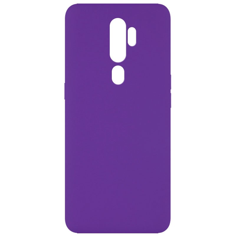Silicone Cover Full without Logo (A) для Oppo A5 (2020) / Oppo A9 (2020) (Purple)-0
