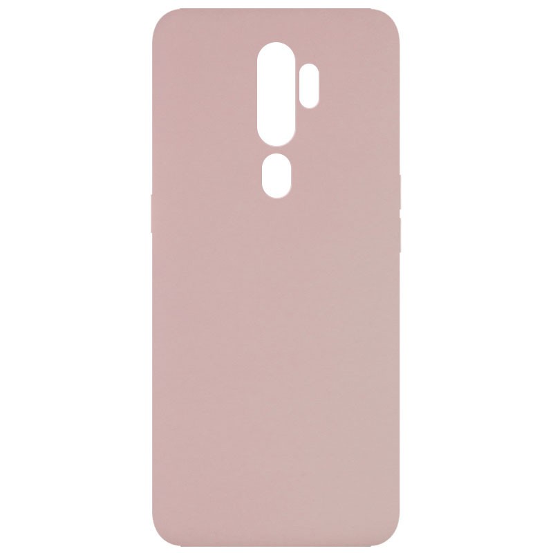 Silicone Cover Full without Logo (A) для Oppo A5 (2020) / Oppo A9 (2020) (Pink sand)-0