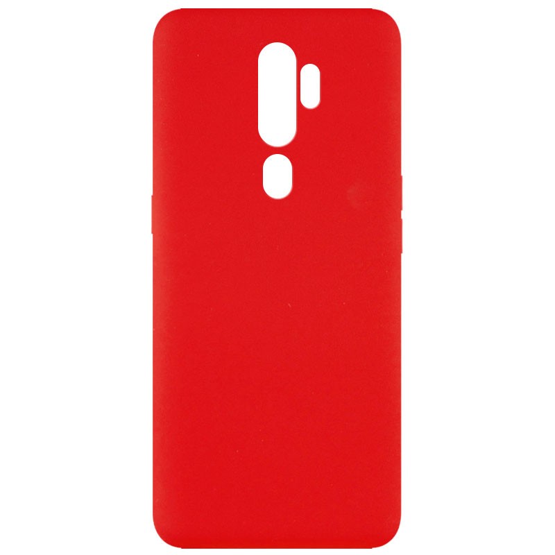 Silicone Cover Full without Logo (A) для Oppo A5 (2020) / Oppo A9 (2020) (Red)-0