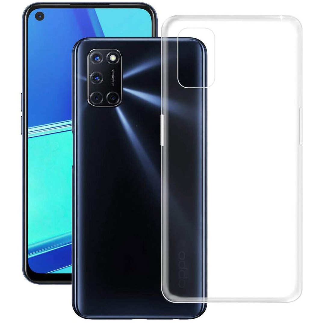 Накладка Premium для Oppo A52/A72/A92 прозорий силікон-0