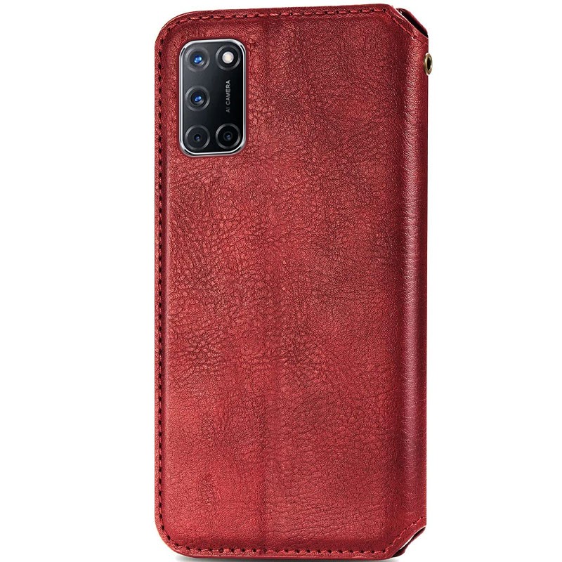 Книжка GETMAN Cubic для Oppo A52/A72/A92 червона-1