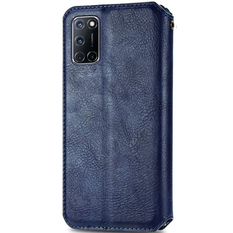 Книжка GETMAN Cubic для Oppo A52/A72/A92 синя-1