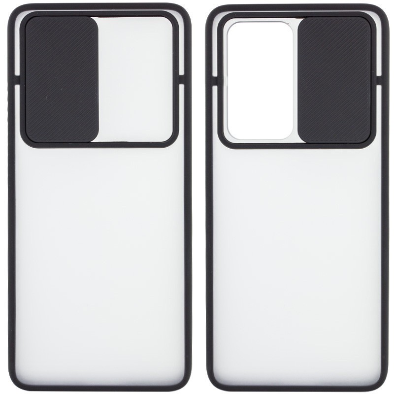 Накладка Camshield mate TPU для Oppo A52 / A72 / A92 чорна шторка-0