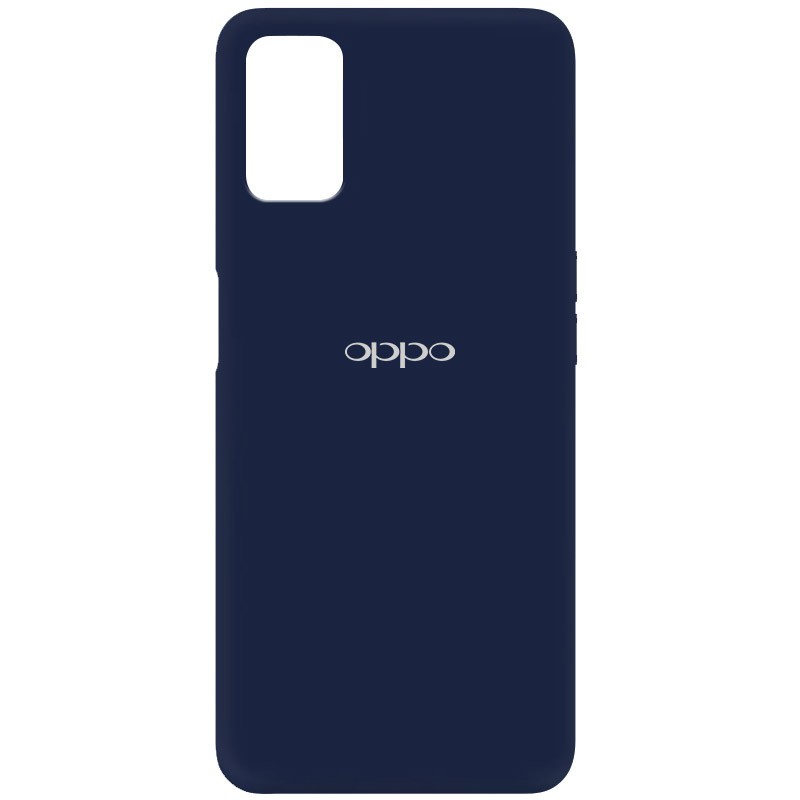 Silicone Cover Full Logo (A) для Oppo A52/A72/A92 (Midnight blue)-0