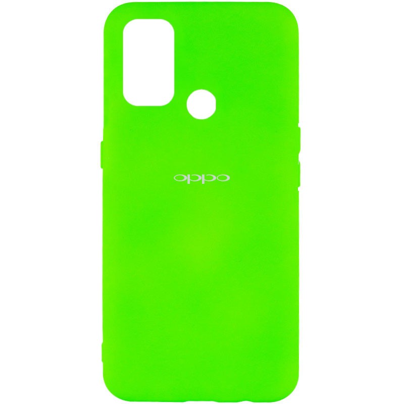 Silicone Cover My Color Full Protective (A) для Oppo A53/A32/A33 (Neon Green)-0