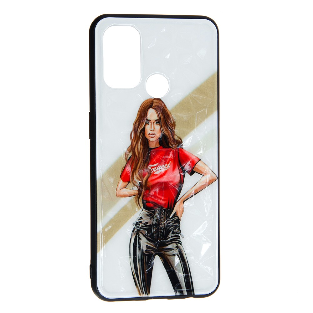 Накладка Ladies для Oppo A53  Girl Red-0