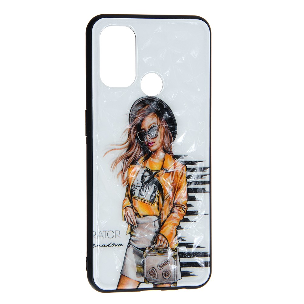 Накладка Ladies для Oppo A53  Girl Yellow-0