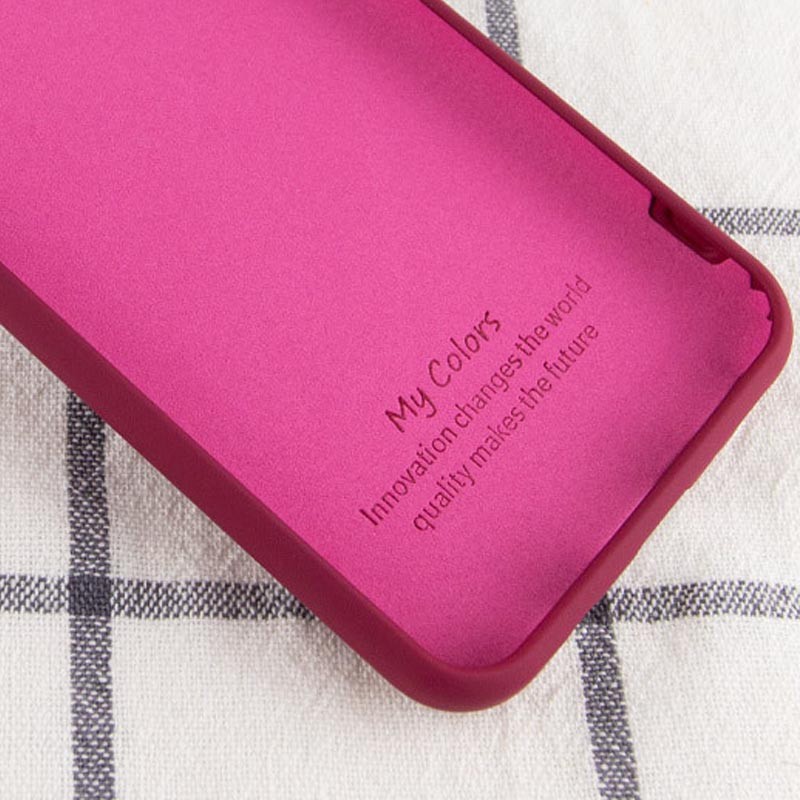 Silicone Cover Full without Logo (A) для Oppo A53 (Marsala)-1