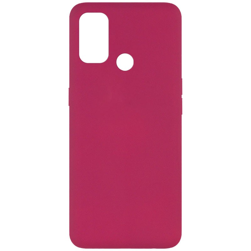 Silicone Cover Full without Logo (A) для Oppo A53 (Marsala)-0