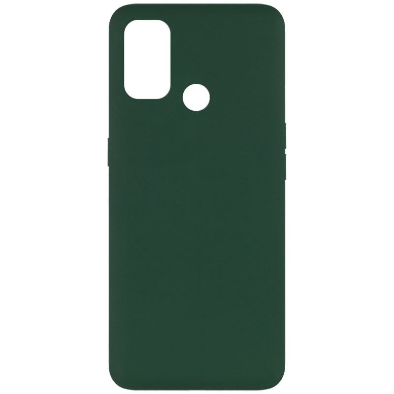 Silicone Cover Full without Logo (A) для Oppo A53 (Dark Green)-0