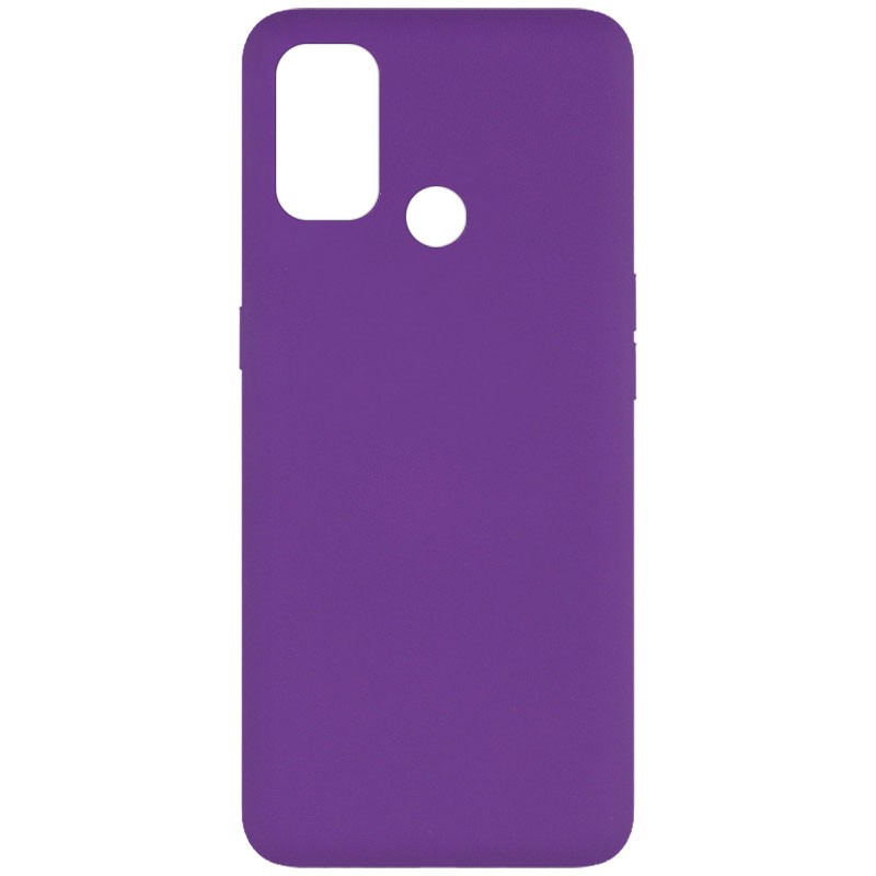 Silicone Cover Full without Logo (A) для Oppo A53 (Purple)-0
