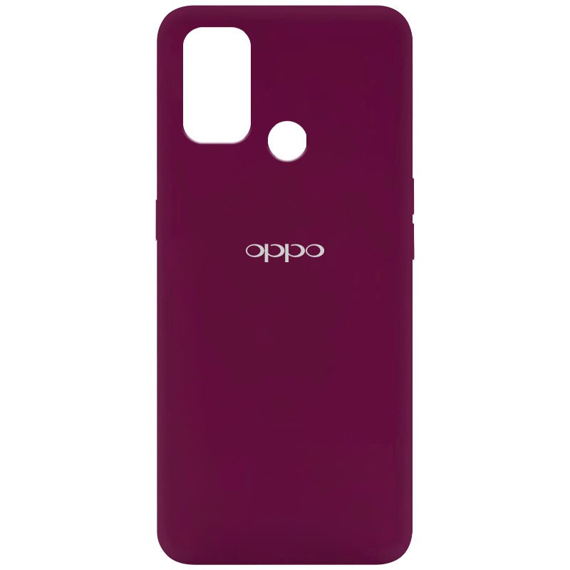 Silicone Cover My Color Full Protective (A) для Oppo A53/A32/A33 (Marsala)-0