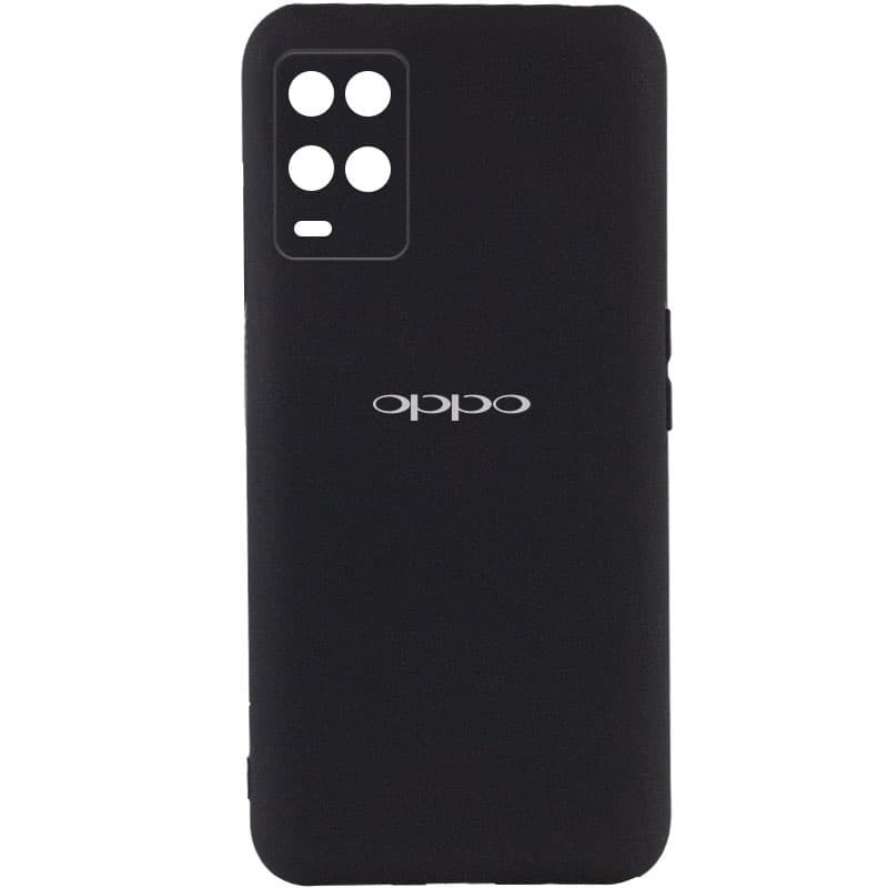 Silicone Cover My Color Full Camera (A) для Oppo A54 (Black)-0