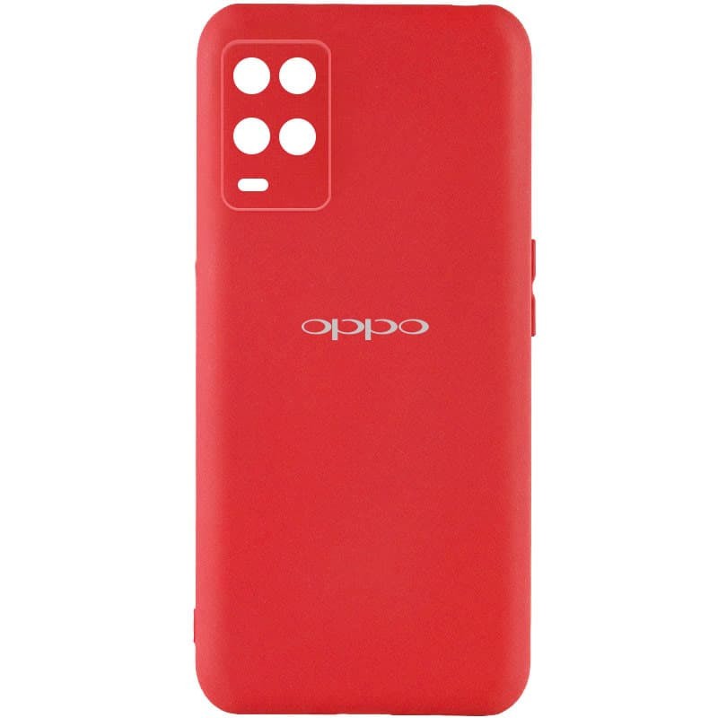 Silicone Cover My Color Full Camera (A) для Oppo A54 (Red)-0