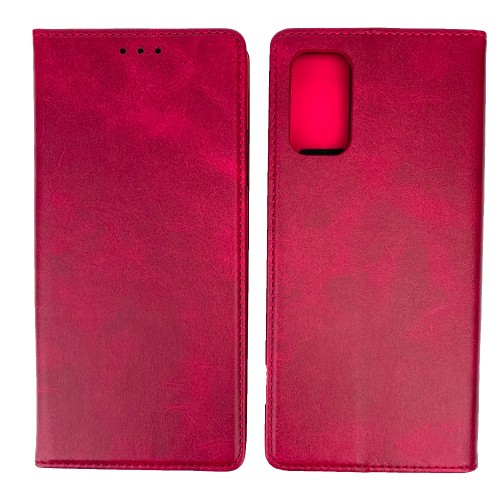 Книжка Black TPU Magnet для Xiaomi Redmi 12 Рожева-0