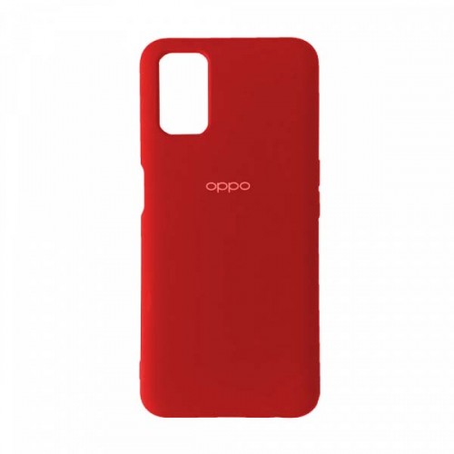Silicone Case Full для Oppo A55 5G/A16/A54s  Red-0