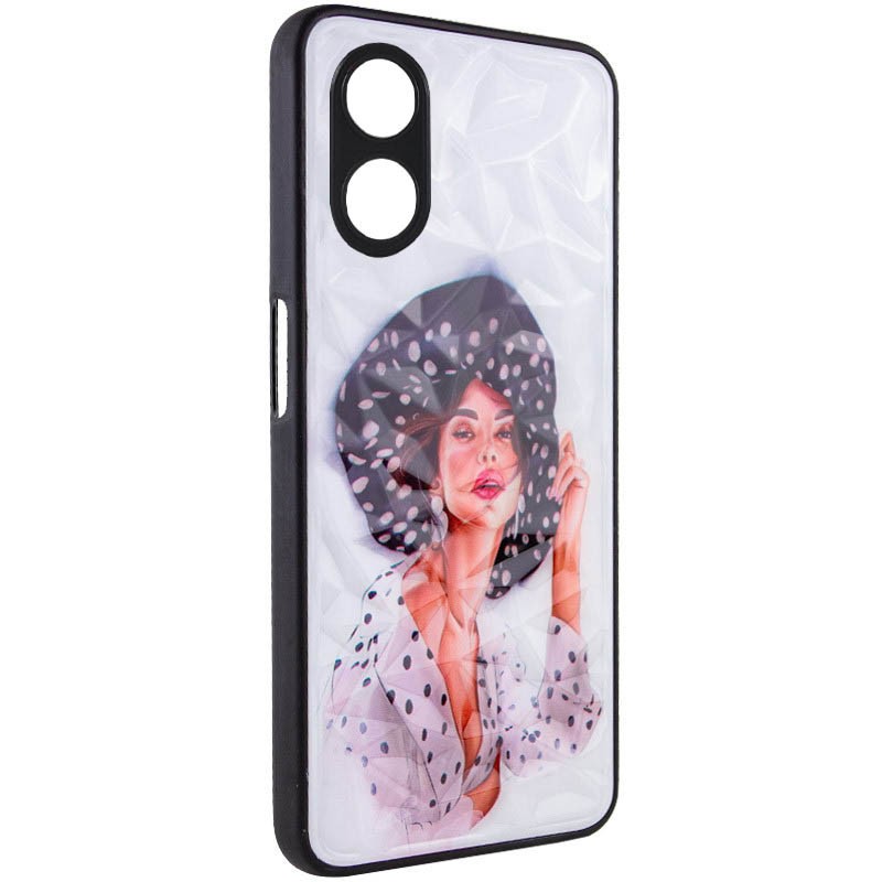 Накладка Prisma Ladies для Oppo A58 4G (Girl in a hat)-0