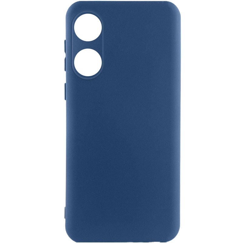 Silicone Cover Full Camera without Logo (A) для Oppo A38/A18 (Navy blue)-0