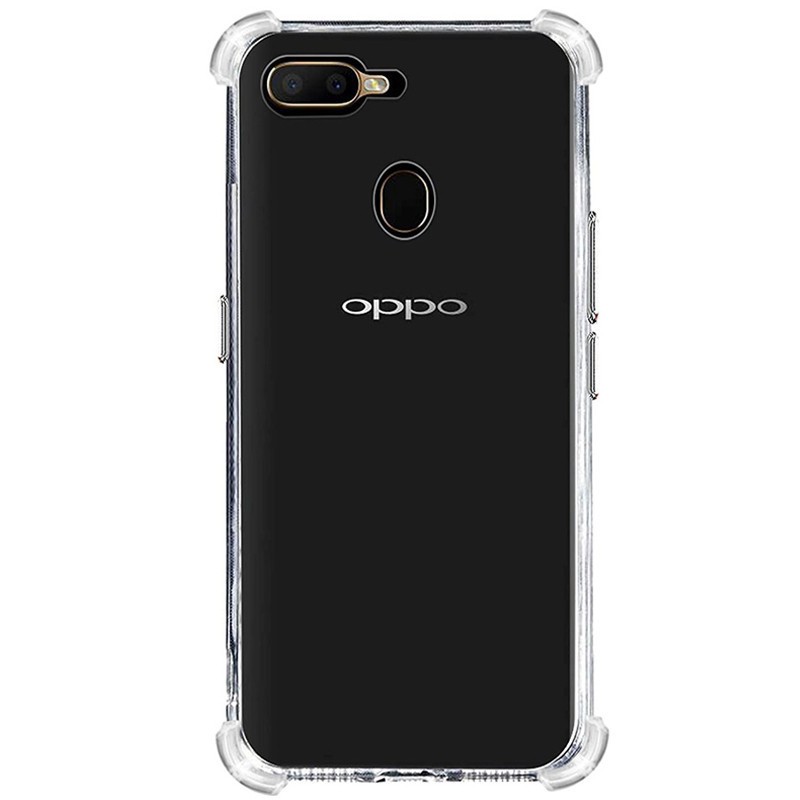 Накладка WXD для Oppo A5s Силікон противоударний (прозорий)-0