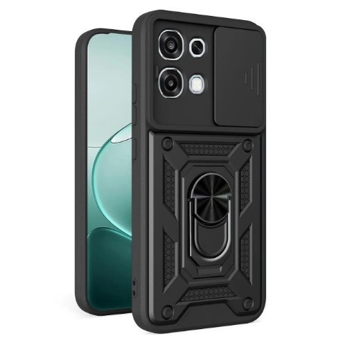 Накладка Camshield Serge Ring for Magnet для Oppo A6 Pro/A6 5G  Чорний-0