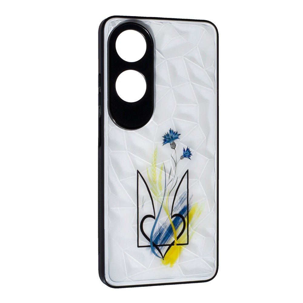 Накладка Ladies Camera для Oppo A60 Ukraine with flowers-0