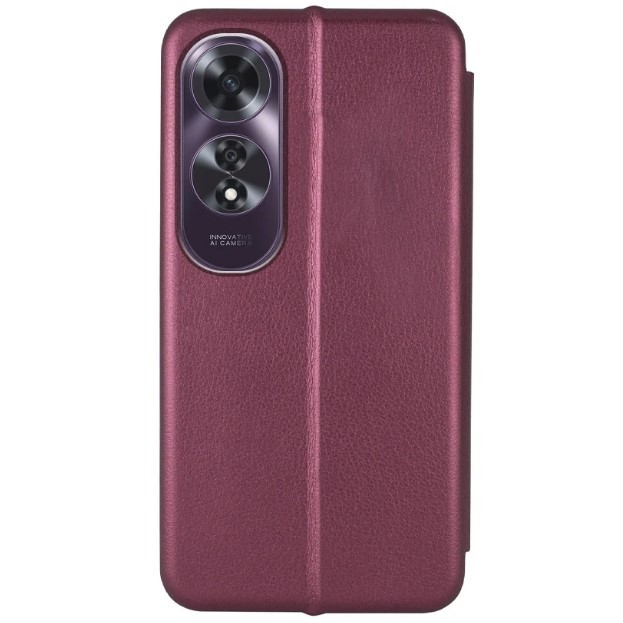 Книжка Premium для Oppo A60 4G Марсала-1