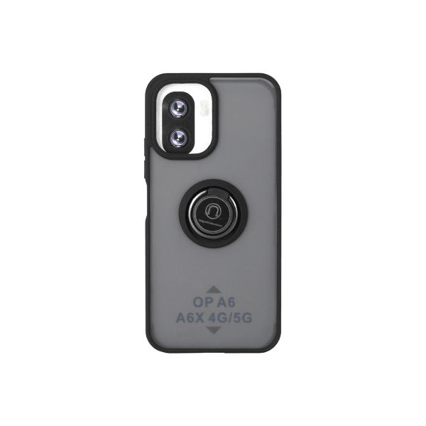 Накладка Totu Gingle Ring для Oppo A6X 4G/5G чорна-0