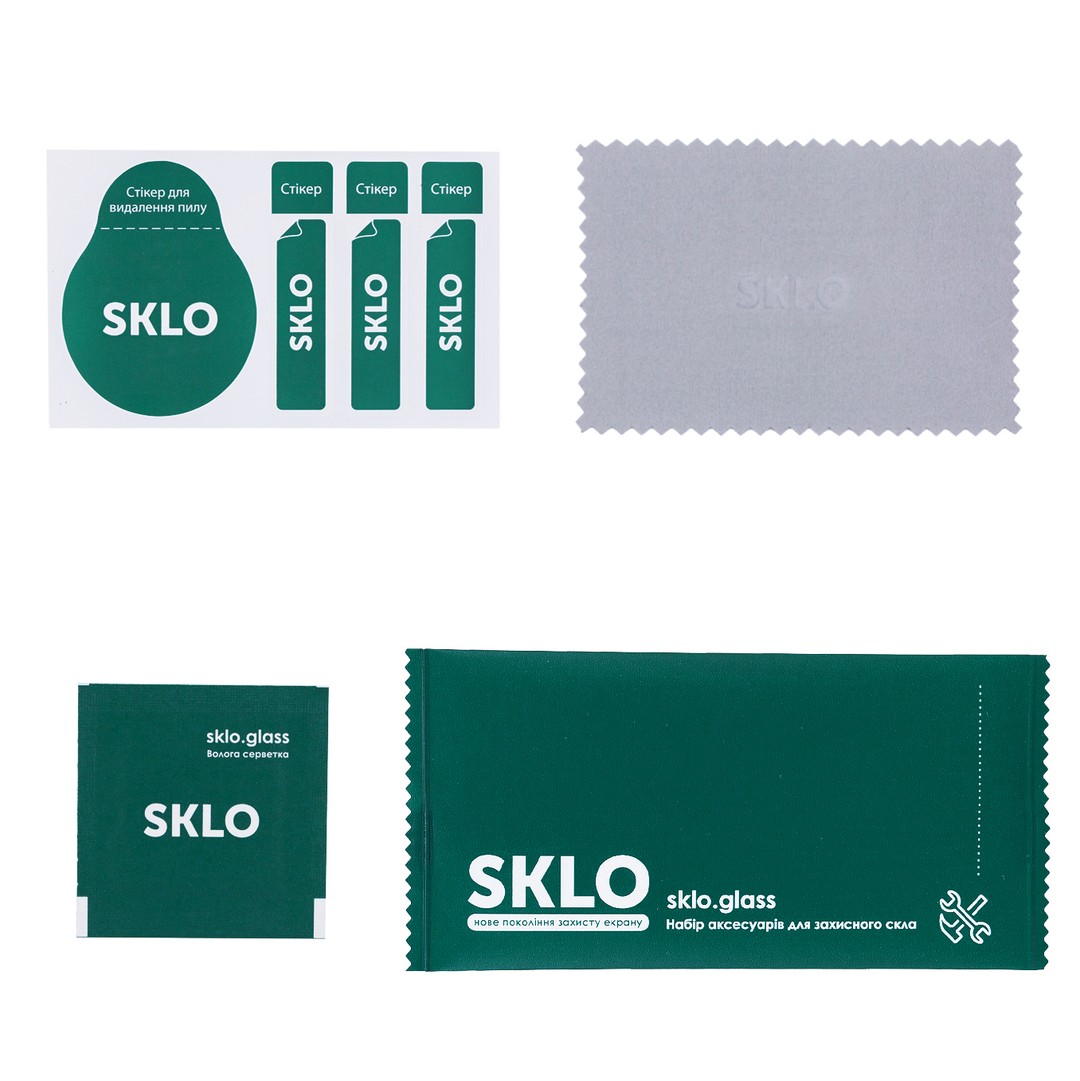 Захисне скло SKLO 5D (full glue) для Oppo Reno 5 Lite-1