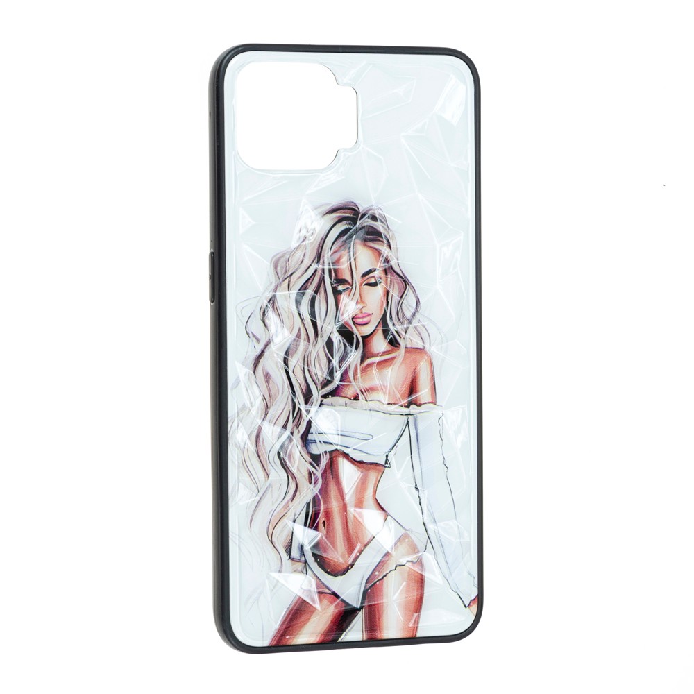 Накладка Ladies для Oppo A73  Girl White-0