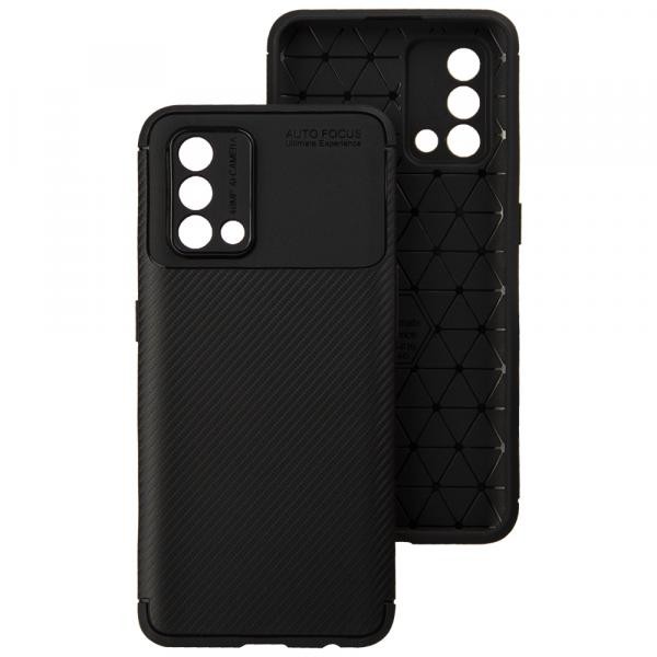 Накладка Ultimate Experience Carbon для Oppo A74 4G/A95 4G/Reno 6 Lite чорна-0