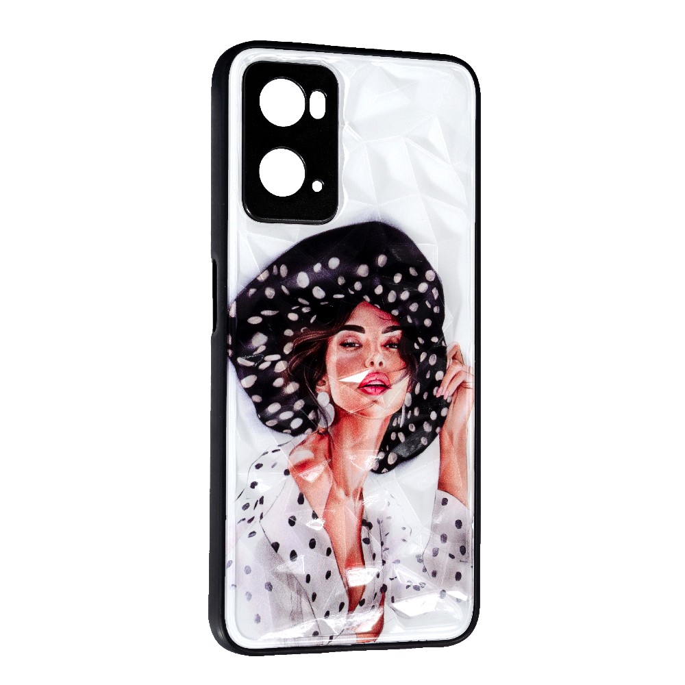 Накладка Ladies Camera для Oppo A76/A96/A36 Girl in a hat-0