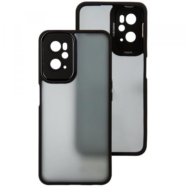 Накладка Luxury Metal Lens для Oppo A36/A76/96 4G/Realme 9i (Чорний)-0