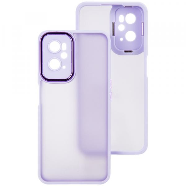 Накладка Luxury Metal Lens для Oppo A36/A76/96 4G/Realme 9i (Бузковий)-0