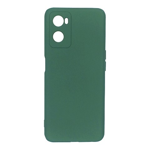 Накладка Soft Touch (без лого)  для Oppo A76/A36 4G (Dark green)-0