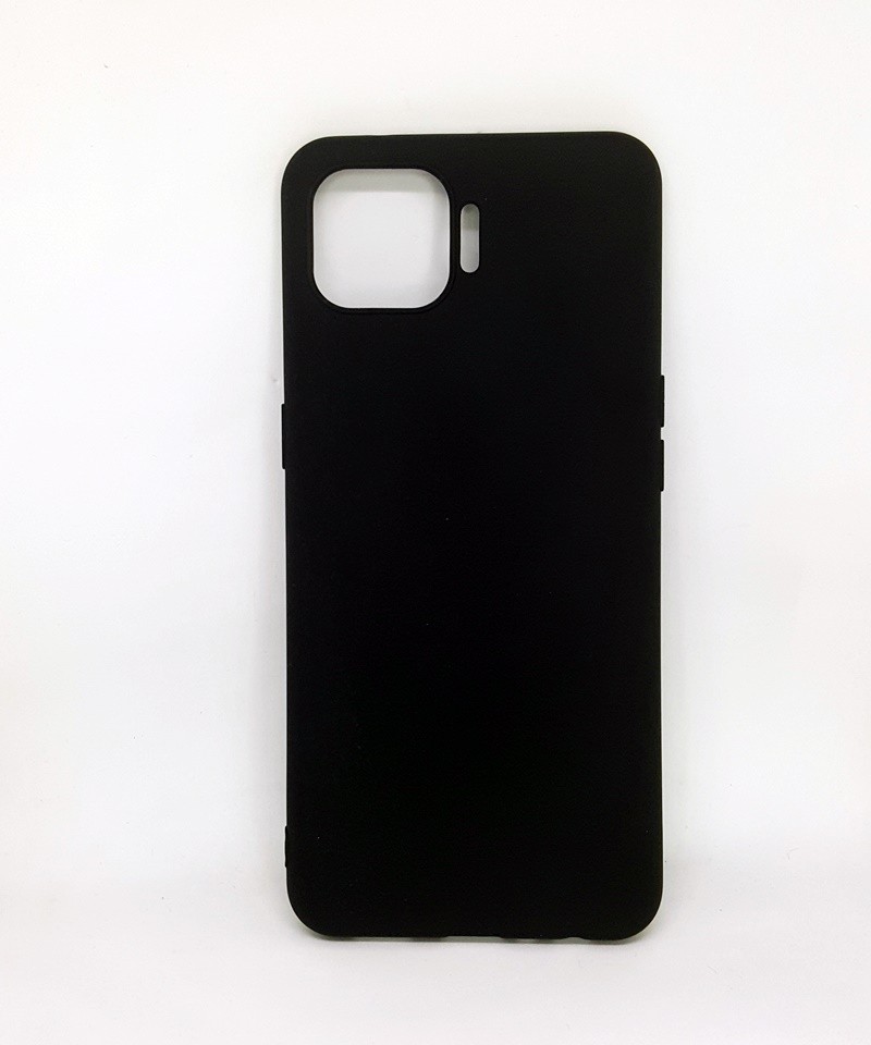 Накладка Epik Black для Oppo A93 чорна силіконова-0