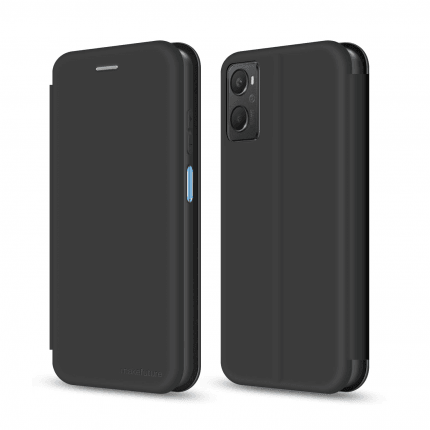 Книжка MAKE для Oppo A96 (Soft-Touch PU) Black-0