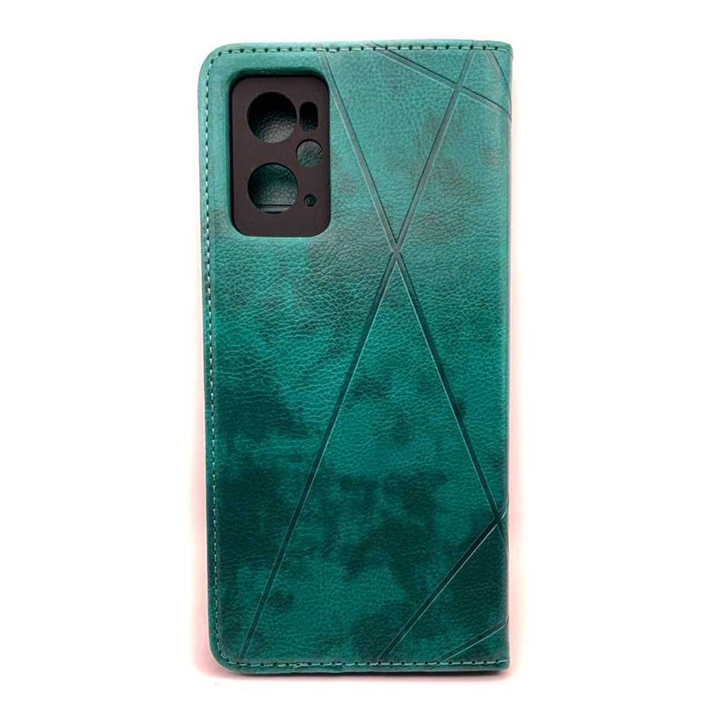 Книжка Business для Realme 9i/Oppo A36/A76/A96 (Зелена)-1
