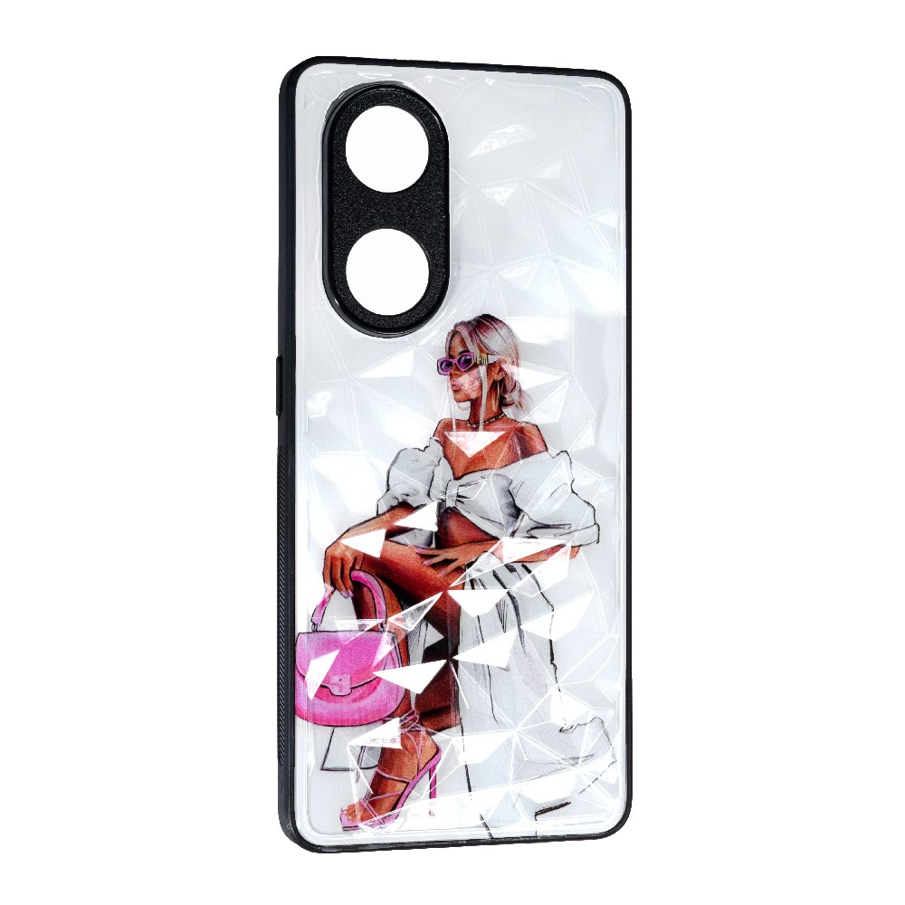 Накладка Ladies Camera для для  OPPO A1 Pro 5G / Reno 8T 5G Pink Bag-0