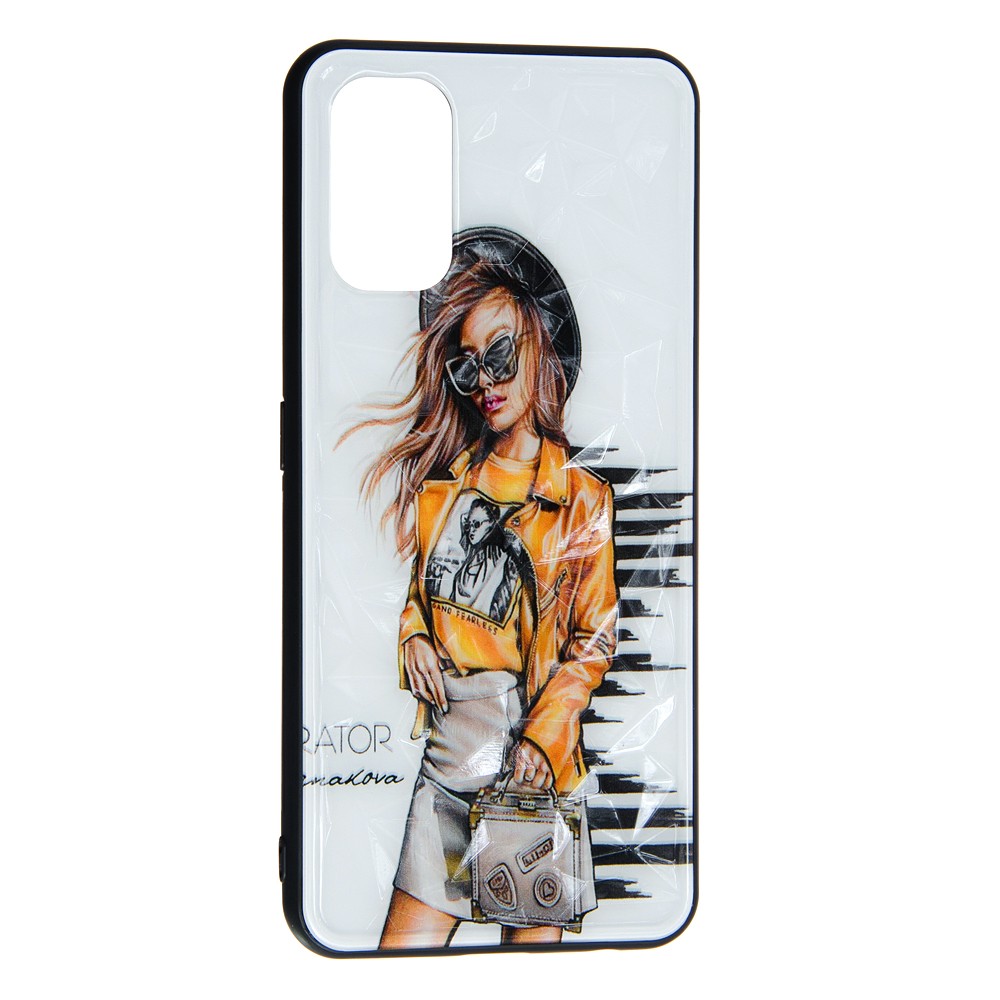 Накладка Ladies для Realme 7 Pro Girl Yellow-0