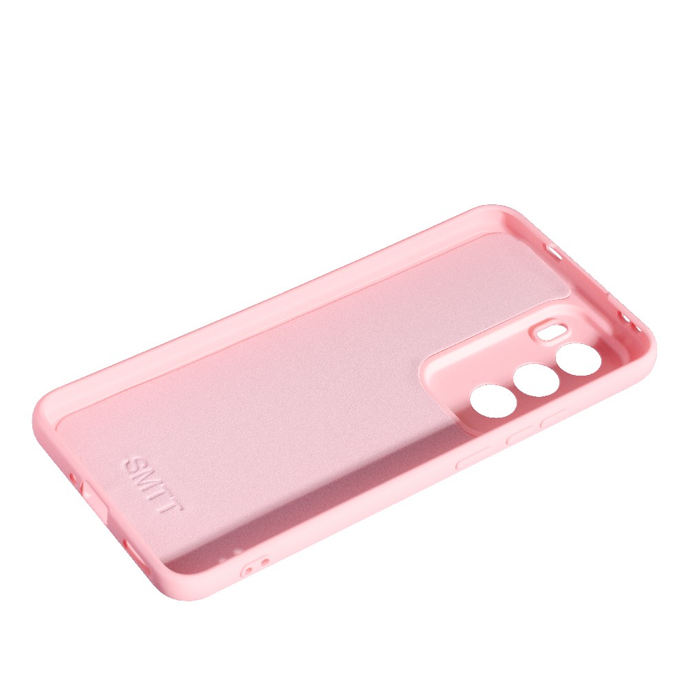 Чохол Silicone SMTT для Oppo Reno 12 силіконовий рожевий-1