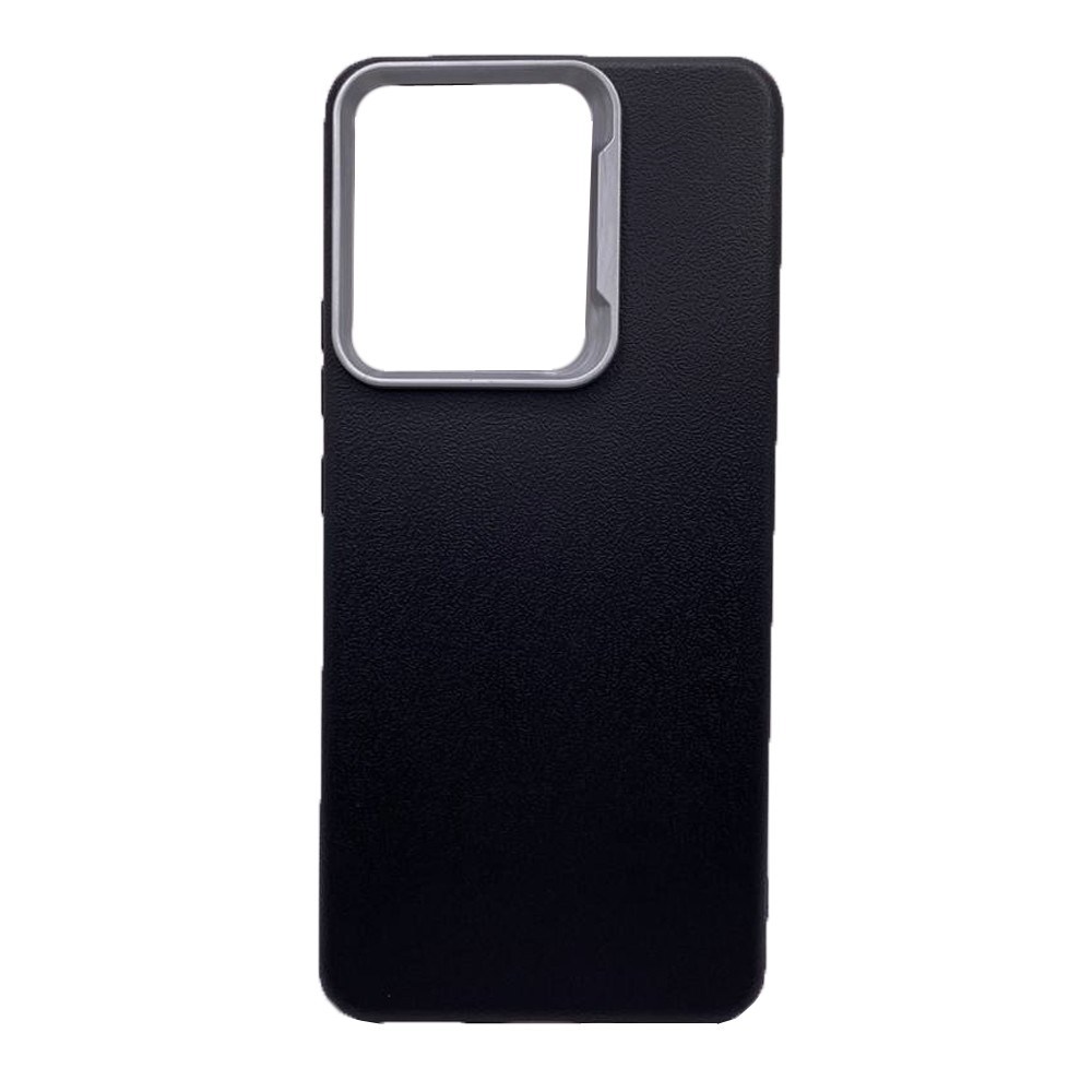 Чохол Leather Case Metal Buttons для Oppo Reno 13F (Black)-0