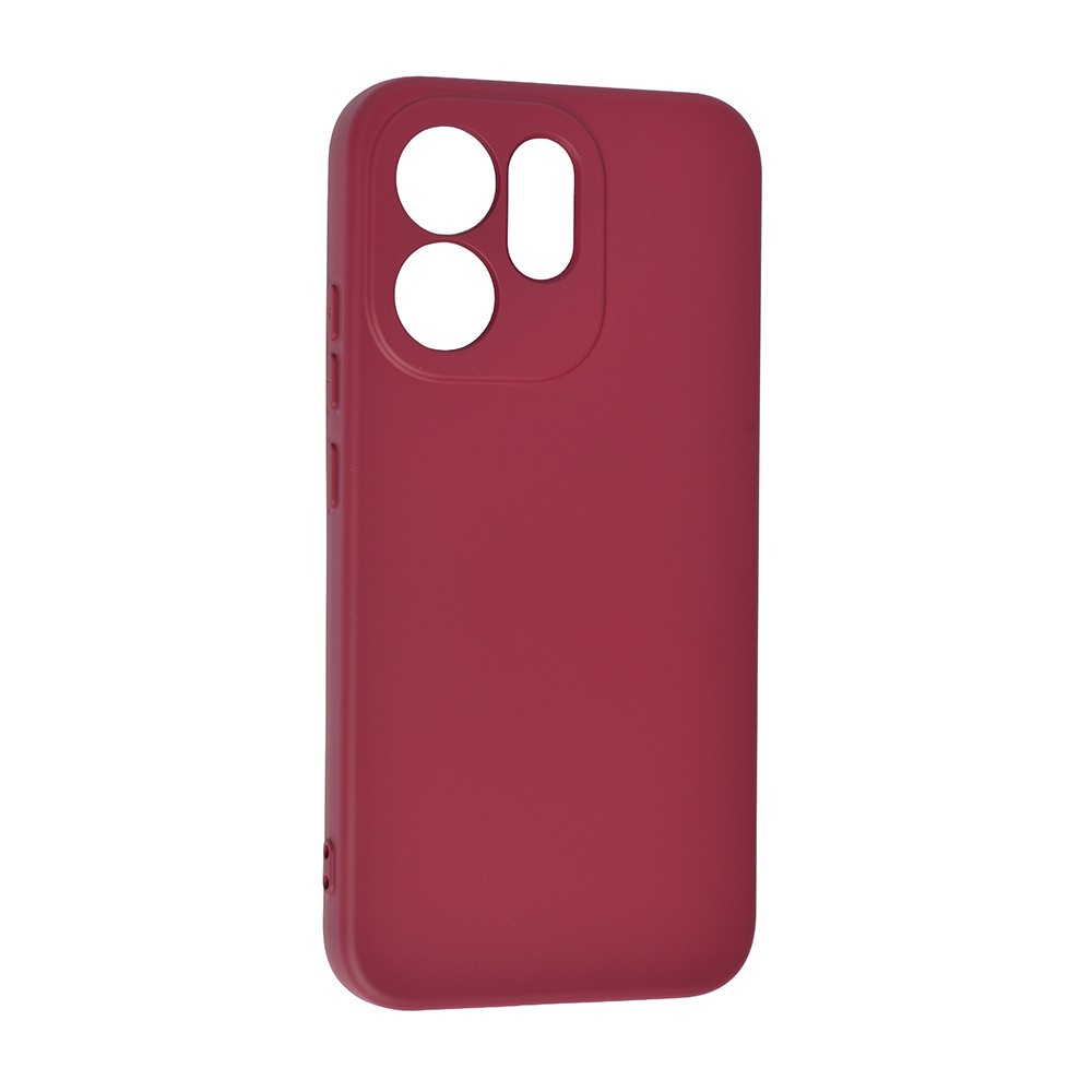 Накладка Silicone case SMTT для Oppo Reno 15 Pro бордова-0