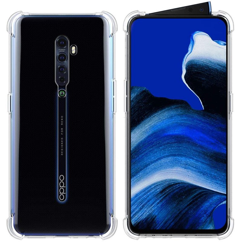 Накладка  Epic Ease для Oppo Reno 2 прозора з кутками-0