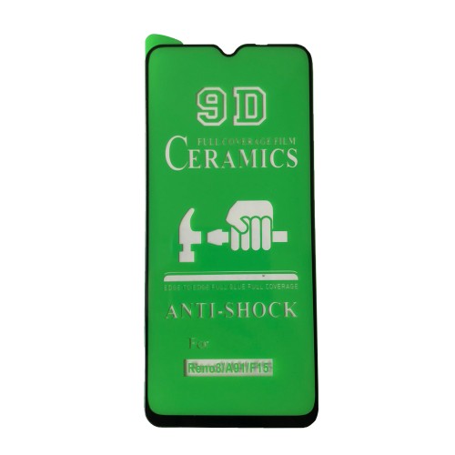 Гнучке скло Ceramic для OPPO Reno 3  глянцеве (м`яка упаковка)-0