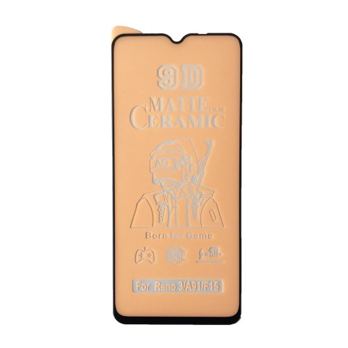 Гнучке скло Ceramic MATT для  OPPO Reno 3 / Oppo A91 матове  (м`яка упаковка)-0