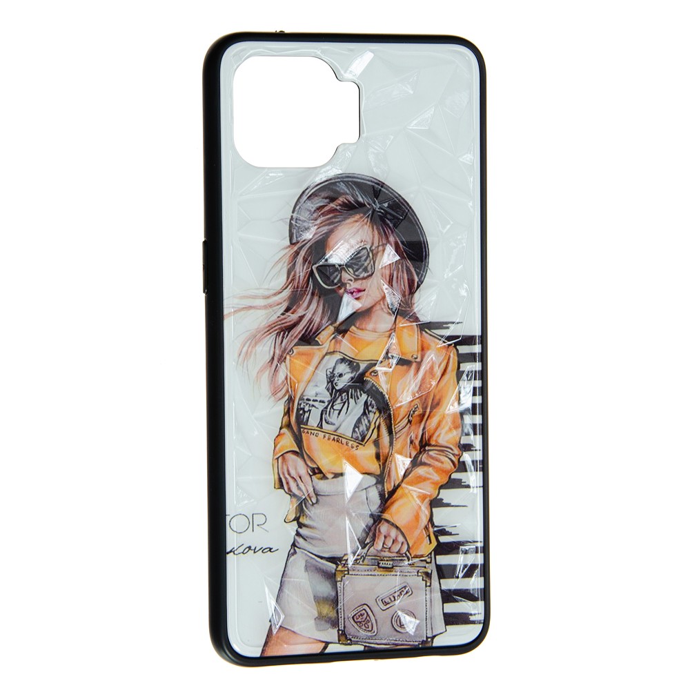 Накладка Ladies для Oppo Reno 4 Lite Girls Yellow-0