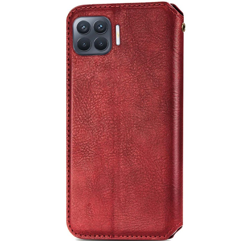 Книжка GETMAN Cubic для Oppo Reno 4 Lite  червона-1
