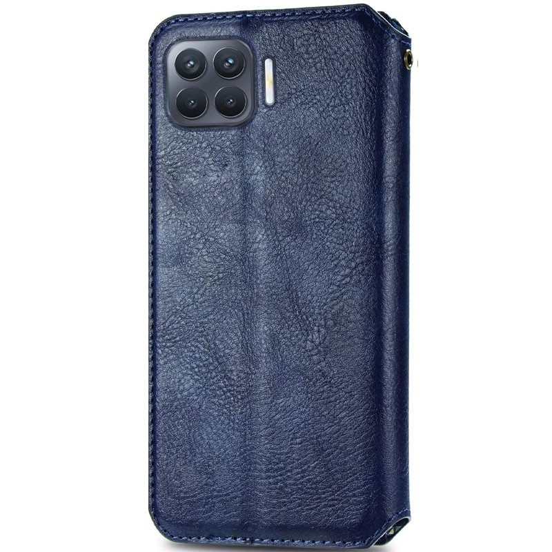Книжка GETMAN Cubic для Oppo Reno 4 Lite  синя-1
