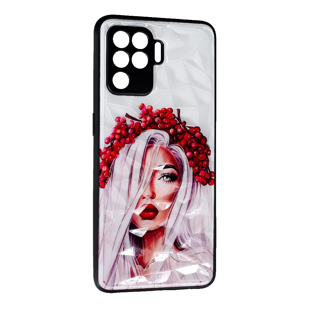 Накладка Ladies Camera для Oppo Reno 5 Lite Ukrainian girl-0